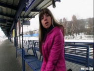 gina gerson - flashing strangers on a train